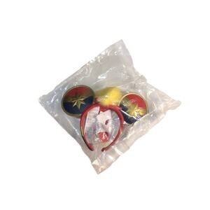 Walt Disney World Captain Marvel Mickey Mouse Ears Headband New